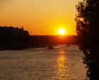 La Seine - coucher de soleil
