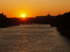 La Seine - coucher de soleil