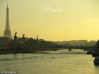 The Eiffel Tower, the river Seine
