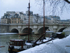 Le Pont-Neuf sous la neige